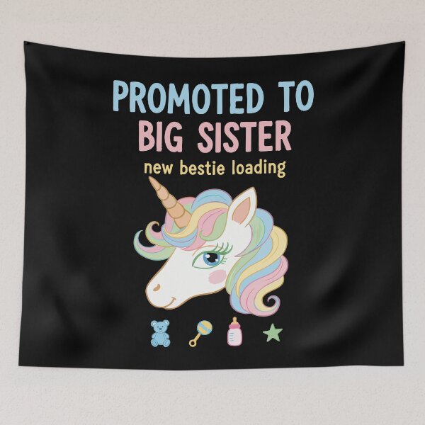 Item preview, Gender Reveal Baby Shower Big Sister Team Pink designed and sold by LuminOrb.