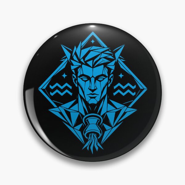 Item preview, Aquarius Symbol – Modern & Free designed and sold by ElvisU.