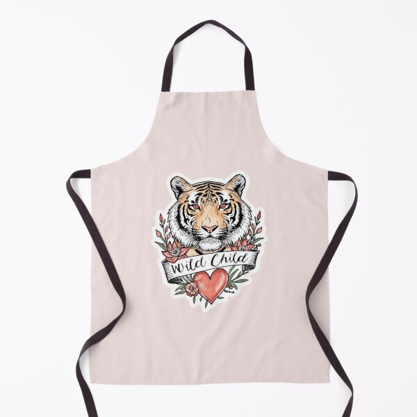 Item preview, Wild Child, Tiger and Love Heart  designed and sold by PamLeeDesign.
