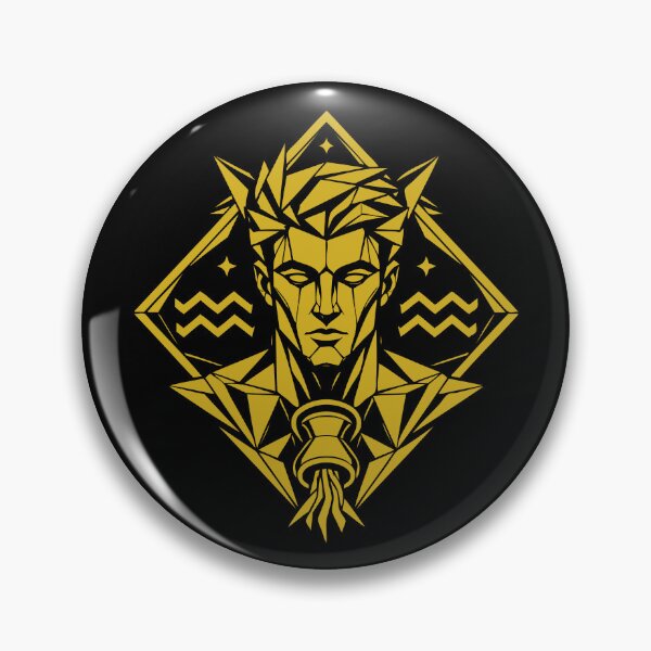 Item preview, Aquarius Symbol – Modern & Free designed and sold by ElvisU.