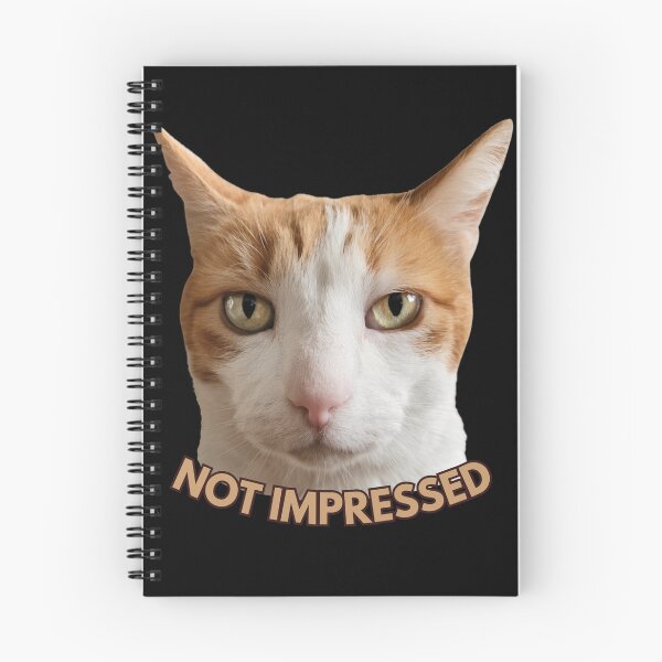 Item preview, Not Impressed Cat Face designed and sold by AnaPixMar.
