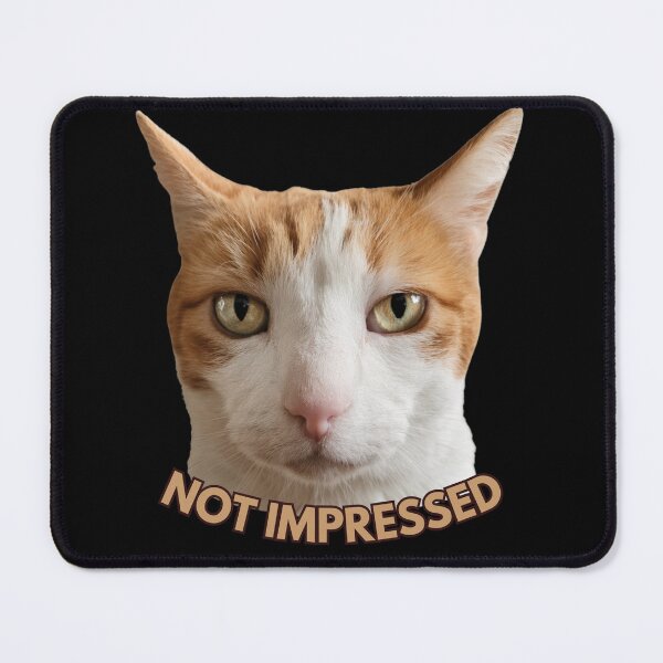 Item preview, Not Impressed Cat Face designed and sold by AnaPixMar.