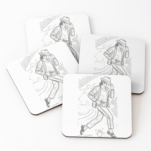Item preview, King Of Pop Line Art Poster designed and sold by ExploreAura Studio.