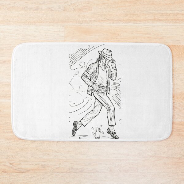 Item preview, King Of Pop Line Art Poster designed and sold by ExploreAura Studio.