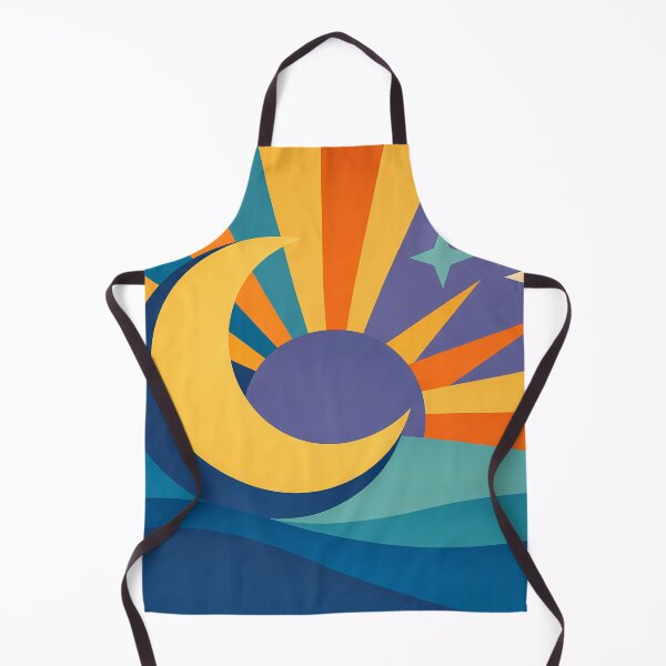 Item preview, Celestial Crescent Moon and Starburst Rays designed and sold by InkSmithery.