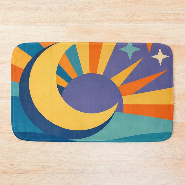 Item preview, Celestial Crescent Moon and Starburst Rays designed and sold by InkSmithery.