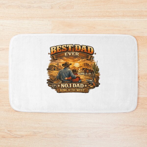 Item preview, Best dad ever -  cowboy edition no.1 dad designed and sold by Teacuppupdesign.