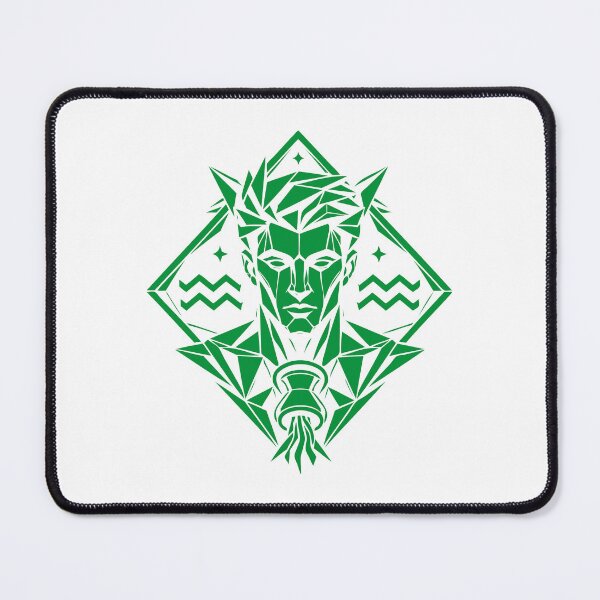 Item preview, Aquarius Symbol – Modern & Free designed and sold by ElvisU.