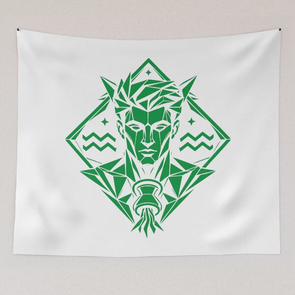 Item preview, Aquarius Symbol – Modern & Free designed and sold by ElvisU.