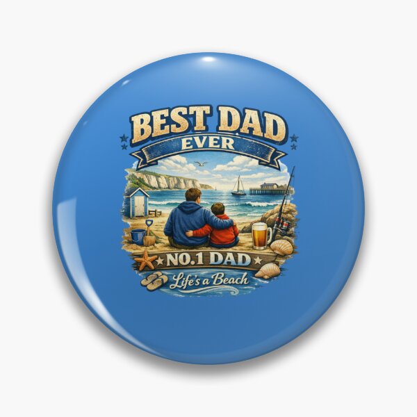 Item preview, Best dad ever beach edition designed and sold by Teacuppupdesign.