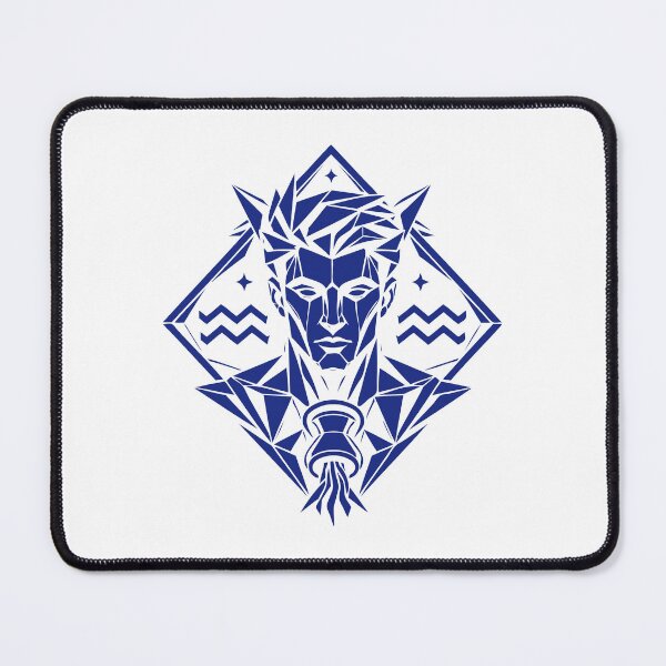 Item preview, Aquarius Symbol – Modern & Free designed and sold by ElvisU.