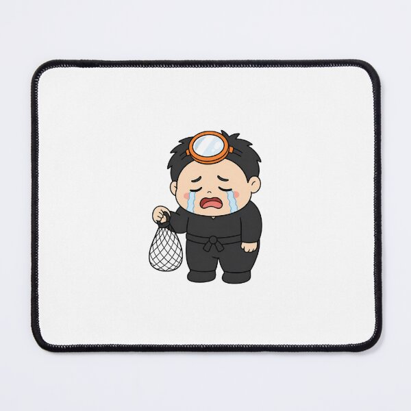 Item preview, KOREA HAENAM - Cute Chibi Character Sad Crying Empty Net Sticker designed and sold by KOREA-HAENAM.