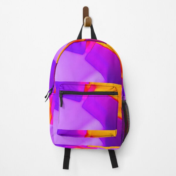 Item preview, Vibrant Contrast - Abstract Purple and Orange Geometric Fusion Art designed and sold by AbulailArt.