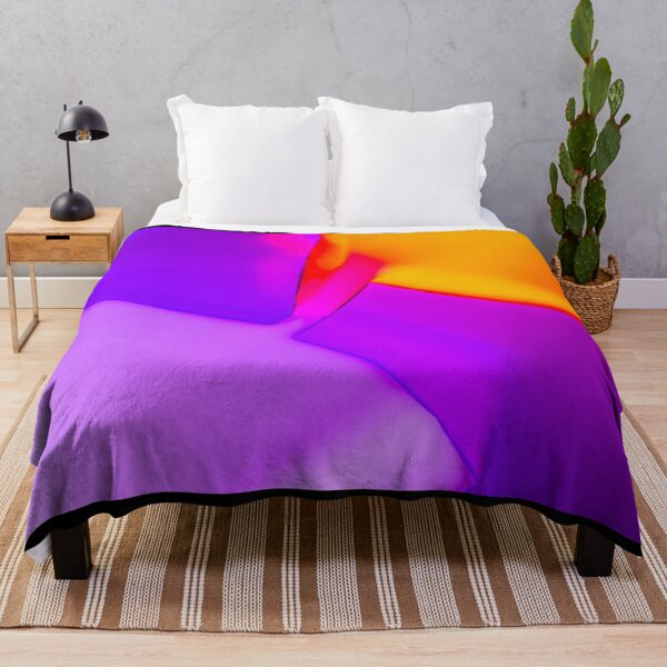 Item preview, Vibrant Contrast - Abstract Purple and Orange Geometric Fusion Art designed and sold by AbulailArt.