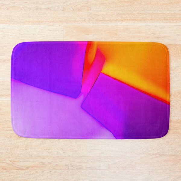 Item preview, Vibrant Contrast - Abstract Purple and Orange Geometric Fusion Art designed and sold by AbulailArt.