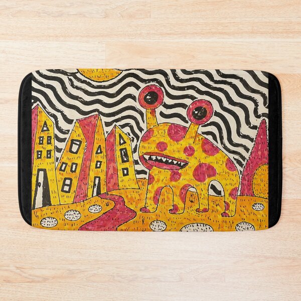 Item preview, Funny Alien Monster Psychedelic  designed and sold by Modaozushi216.