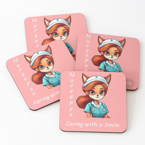 Item preview, Nurse Fox - Caring with a Smile Anime Character Design designed and sold by MOHAMEDNOOR428.