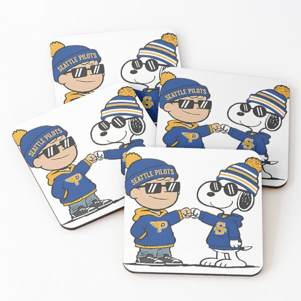 Item preview,  Seattle Pilots Snoopy And Charlie Brown designed and sold by Navod Gimhan.