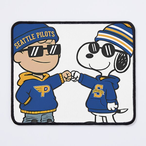 Item preview, Seattle Pilots Snoopy And Charlie Brown designed and sold by Navod Gimhan.