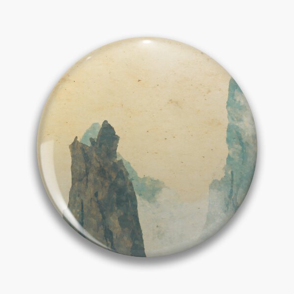 Item preview, Hand Painted Japanese Mountains designed and sold by KJNihonDesigner.