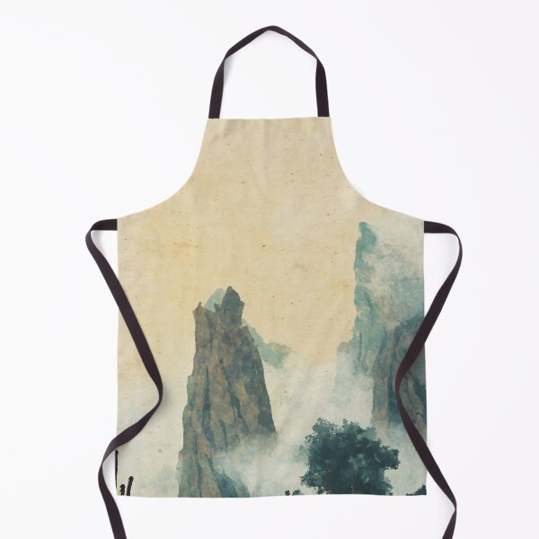 Item preview, Hand Painted Japanese Mountains designed and sold by KJNihonDesigner.