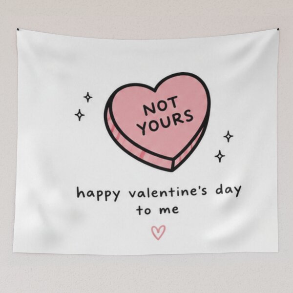 Item preview, Not yours Valentine designed and sold by fadeinkstudio.