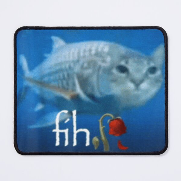 Item preview, Fih Meme Funny Cat Fish  designed and sold by DIOROCKO.