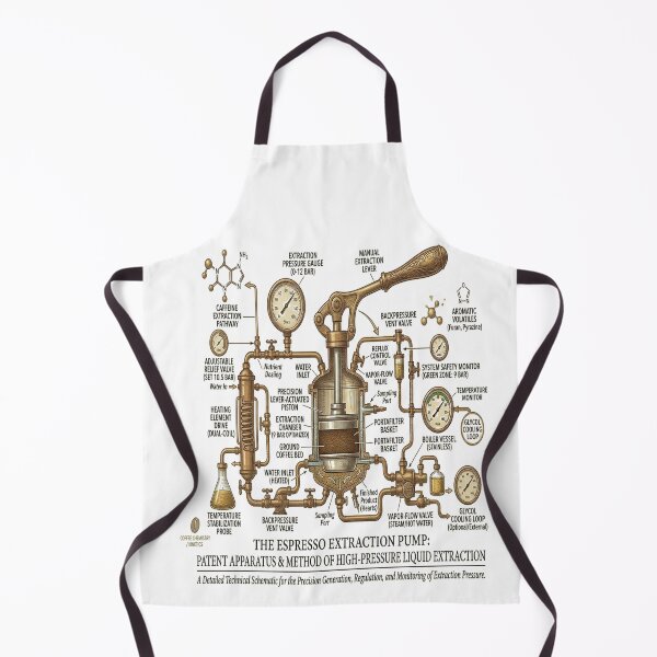 Item preview, The Espresso Extraction Pump - Patent Apparatus for High-Pressure Liquid Extraction designed and sold by ClaussShop.