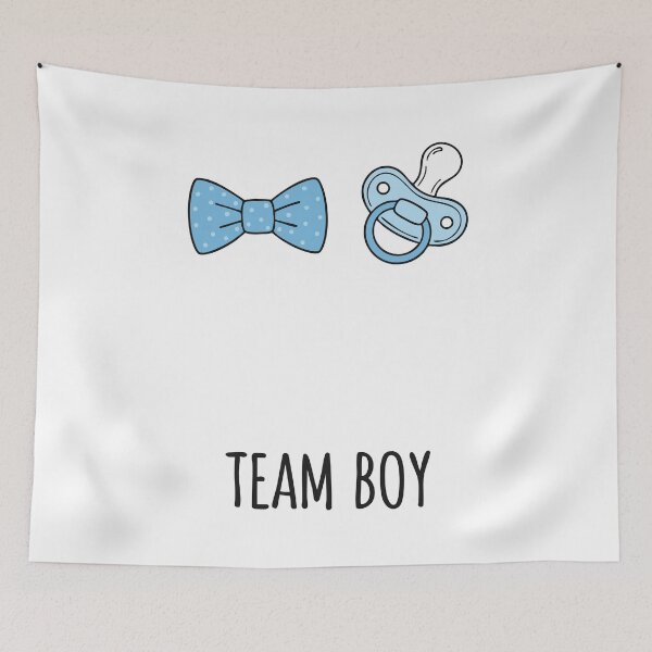 Item preview, Gender Reveal Team Boy Baby Shower Mom Dad designed and sold by LuminOrb.