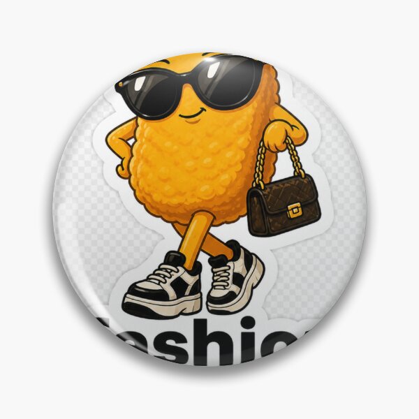Item preview, Fashion Nugget – Cute Drippy Chicken Nugget Sticker designed and sold by Retro Kingdom Boutique.