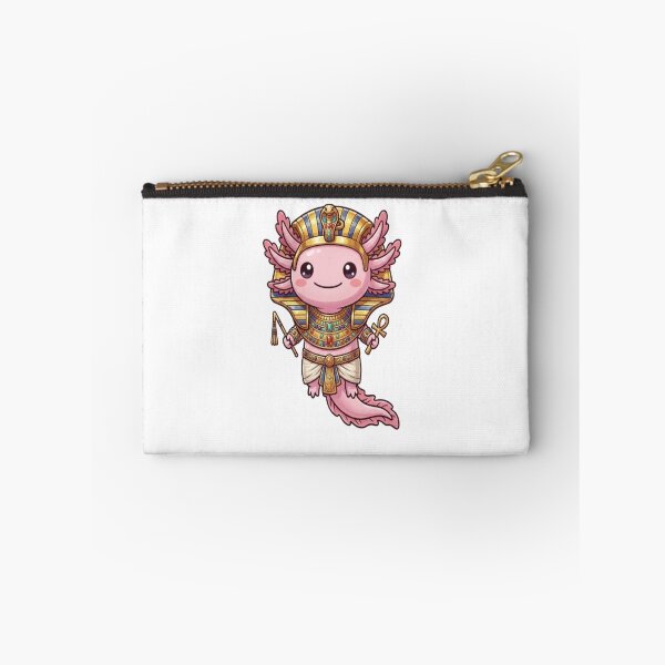 Item preview, Cute Egyptian Pharaoh Pink Axolotl designed and sold by Ella_Sketch.