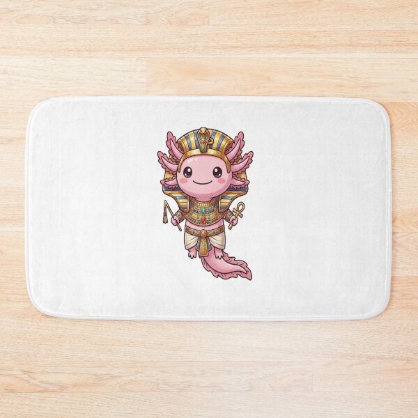 Item preview, Cute Egyptian Pharaoh Pink Axolotl designed and sold by Ella_Sketch.
