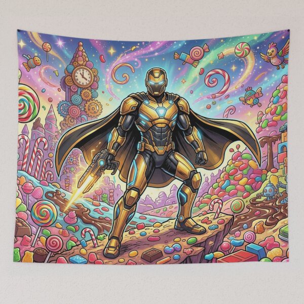 Item preview, Futuristic hero in Sweetland designed and sold by Sigtrix.