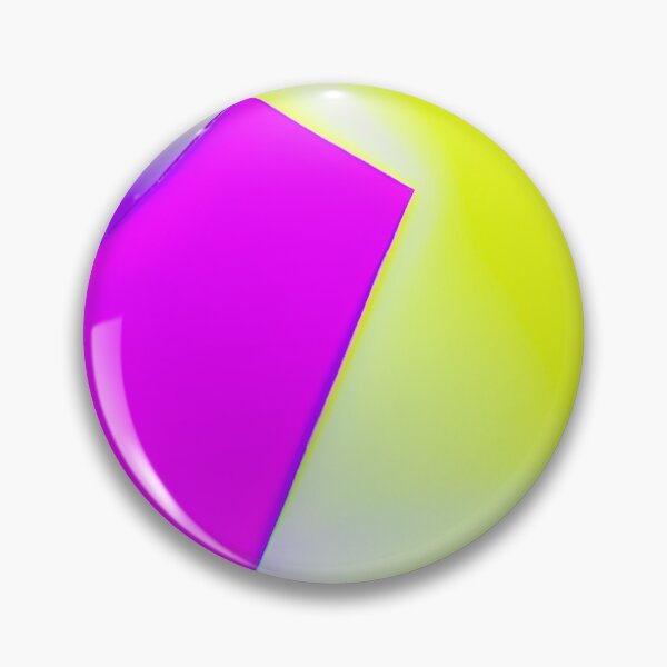 Item preview, Neon Magenta & Lime Yellow Fusion - Abstract Minimalist Geometric Art designed and sold by AbulailArt.