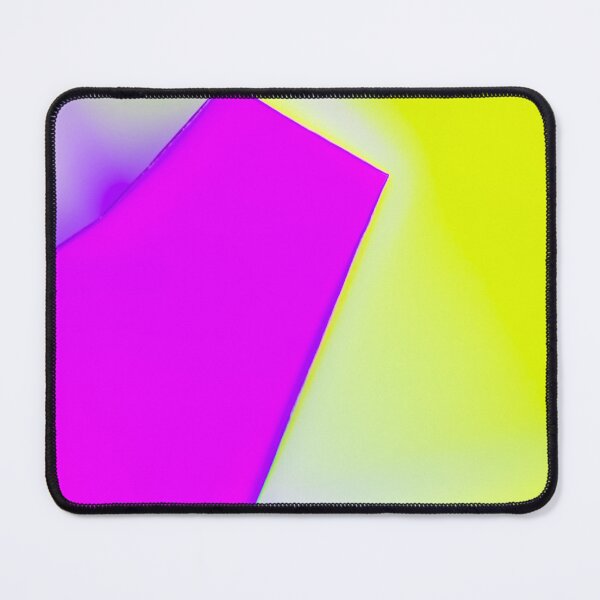 Item preview, Neon Magenta & Lime Yellow Fusion - Abstract Minimalist Geometric Art designed and sold by AbulailArt.
