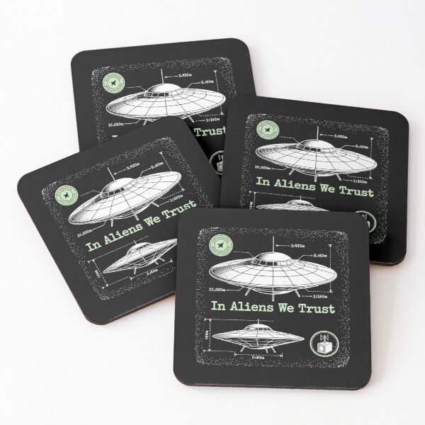 Item preview, RESIDENT ALIEN In Alien We Trust designed and sold by ALL ART .
