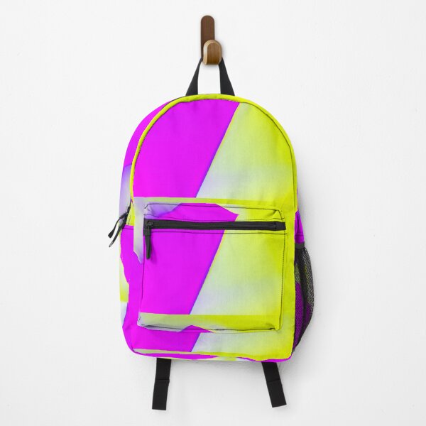 Item preview, Neon Magenta & Lime Yellow Fusion - Abstract Minimalist Geometric Art designed and sold by AbulailArt.