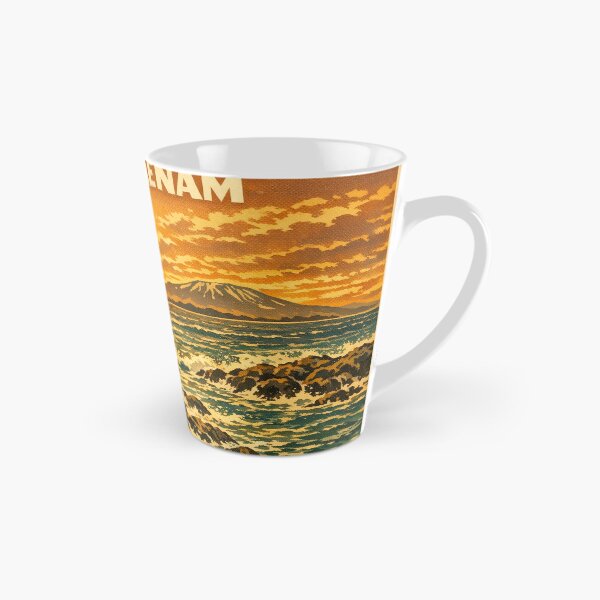 Item preview, KOREA HAENAM - Sea Prayer Ritual Sunset Jeju Island Hallasan Retro Vintage Poster designed and sold by KOREA-HAENAM.