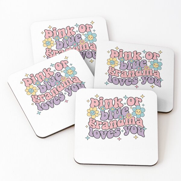 Item preview, Gender Reveal Pink Or Blue Grandma Loves You Baby designed and sold by LuminOrb.