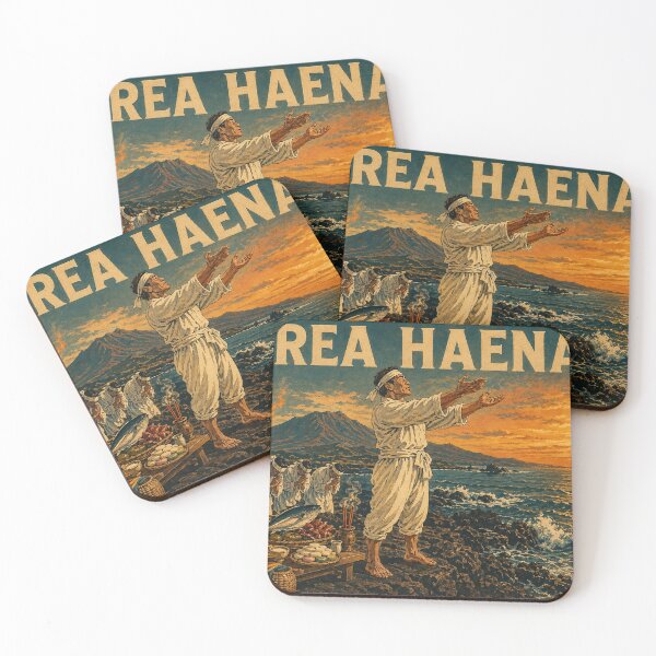 Item preview, KOREA HAENAM - Traditional Sea Ritual Pungeo-je Jeju Island Retro Vintage Poster designed and sold by KOREA-HAENAM.