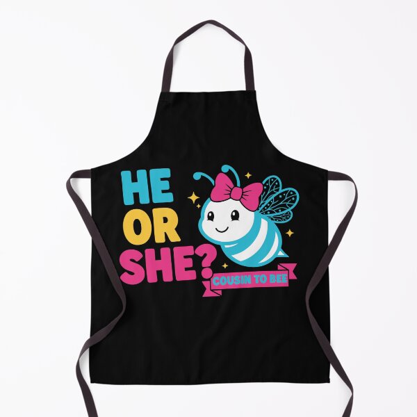 Item preview, Gender Reveal He Or She Cousin To Bee Baby Shower designed and sold by LuminOrb.