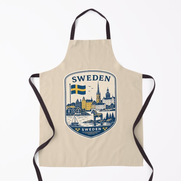 Item preview, Sweden Badge  designed and sold by PamLeeDesign.