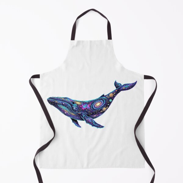 Item preview, Cosmic Humpback Whale - Glowing Galaxy Space Art designed and sold by AuraDraftStudio.