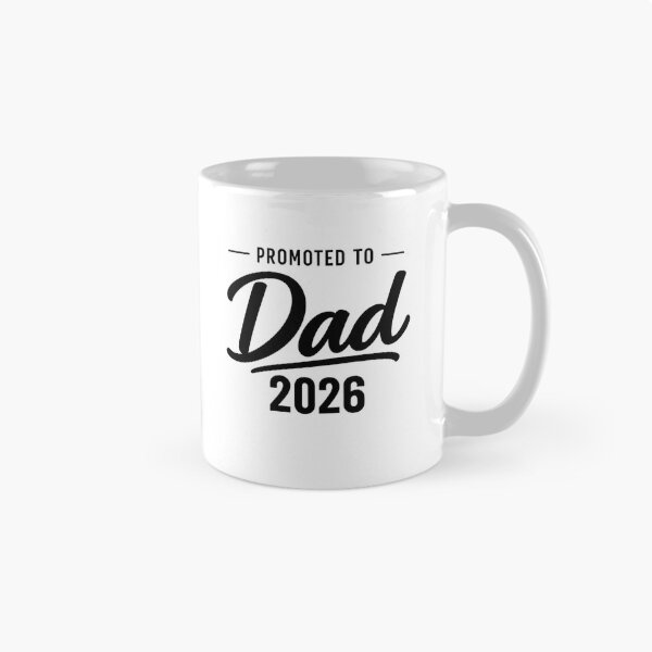 Item preview, Promoted to Dad 2026 Minimalist Typography Design designed and sold by Shopex10.