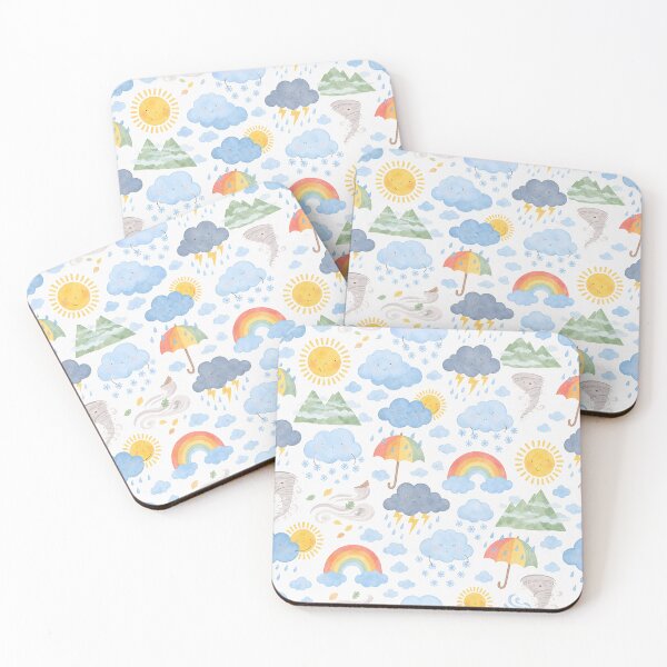 Item preview, Weather map for children at home, duvet cover designed and sold by Kentala.