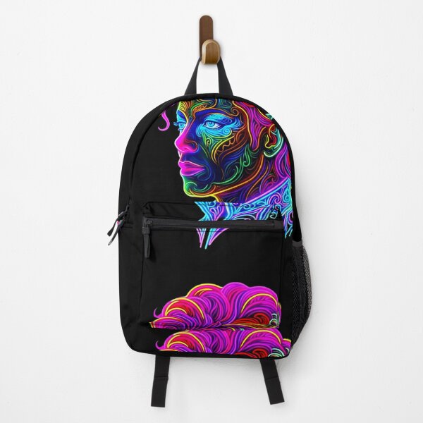 Item preview, Neon Glow Ornate Portrait Dance King Art designed and sold by ExploreAura Studio.