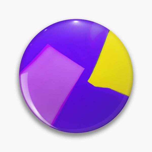 Item preview, Electric Violet & Neon Lemon - Abstract Geometric Fusion Art designed and sold by AbulailArt.