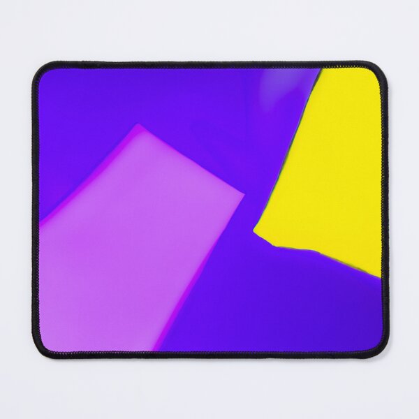 Item preview, Electric Violet & Neon Lemon - Abstract Geometric Fusion Art designed and sold by AbulailArt.