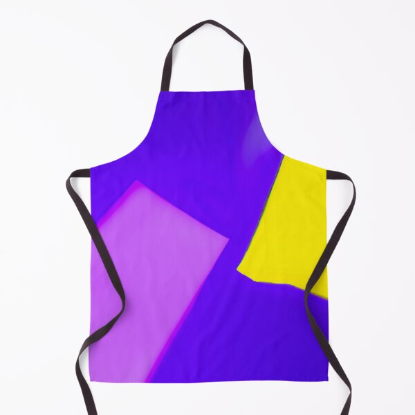 Item preview, Electric Violet & Neon Lemon - Abstract Geometric Fusion Art designed and sold by AbulailArt.
