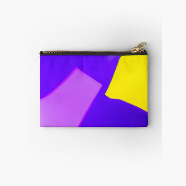 Item preview, Electric Violet & Neon Lemon - Abstract Geometric Fusion Art designed and sold by AbulailArt.